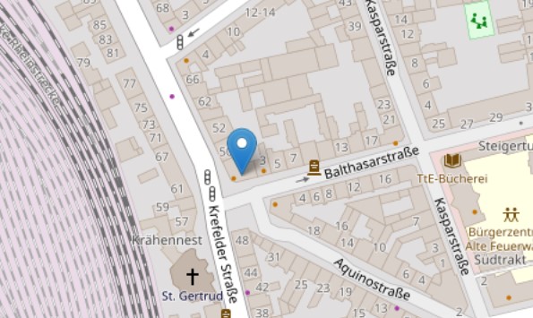 Route zum Salera Tapas Restaurant Köln